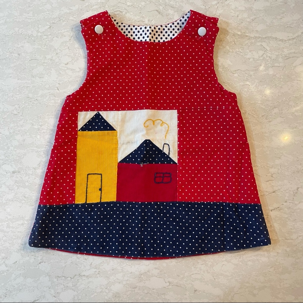 Vintage Grace Toddler Girl House polka dot dress